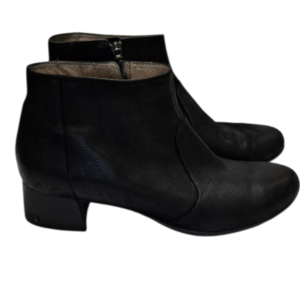 Dansko Black Leather Ankle Boots Women's Size 40= 9.5-10
